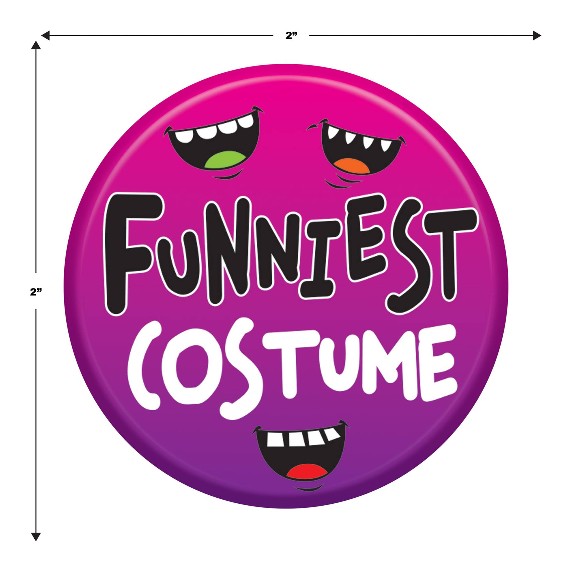 Beistle Halloween Costume Buttons